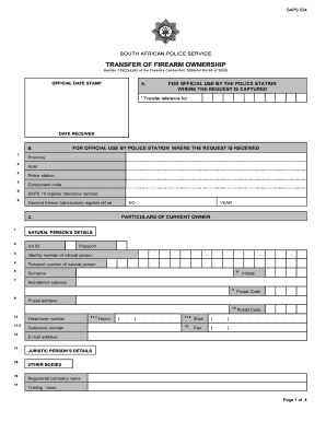 south africa permit application form