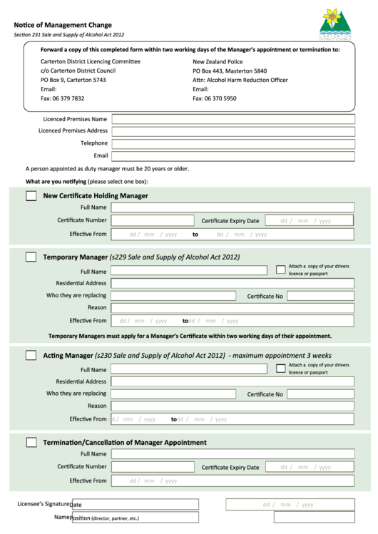 property company licence application form
