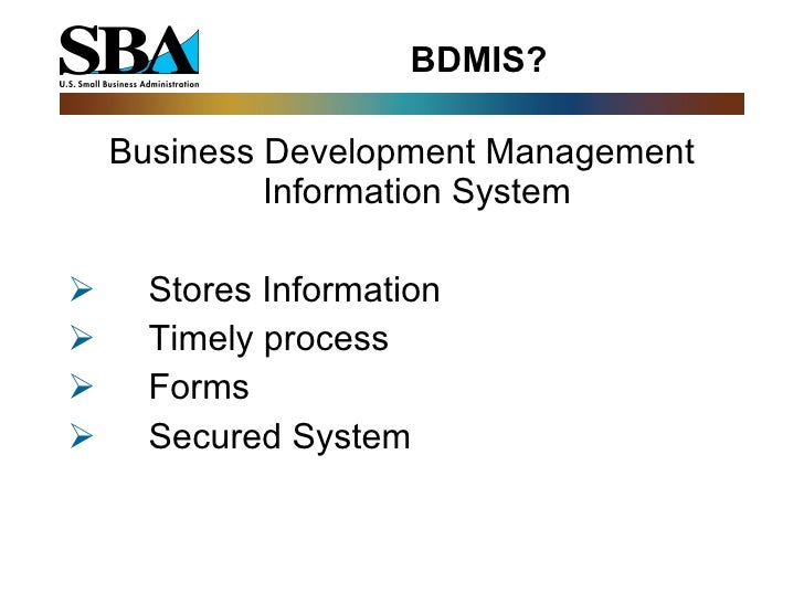 8 a business development bd program application