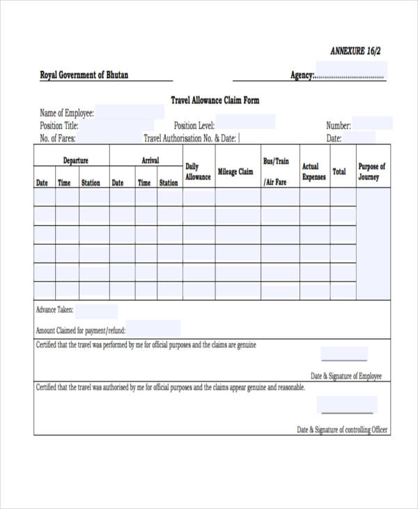 attendance allowance application form download