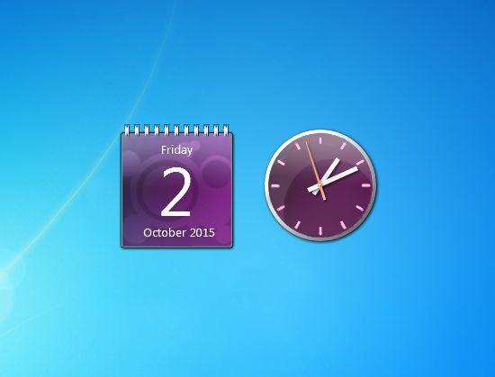desktop gadgets application windows 7