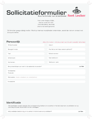 footlocker online application print out