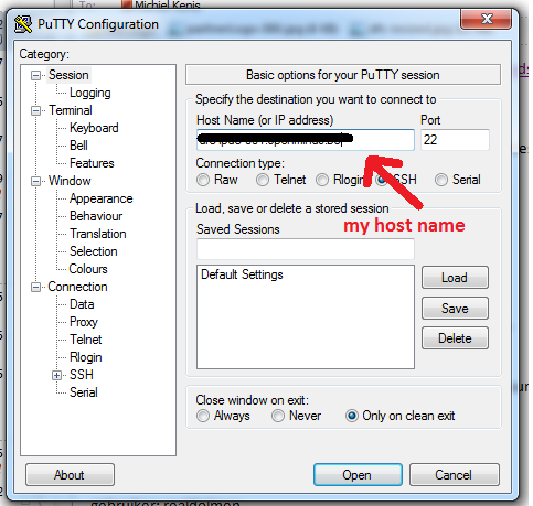 how to use putty to proxy applications