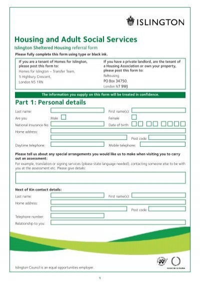 manchester council housing application form